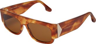 Victoria Beckham Rechthoekige zonnebril VB666S Vrouwen