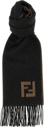 Fendi double-sided scarf - Brown