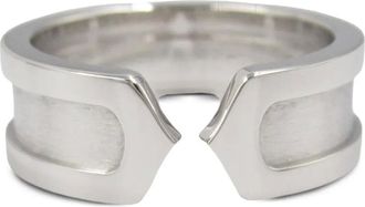 Cartier Anello C2 in oro bianco 18 carati 2010 - Argento