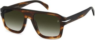 Eyewear by David Beckham Heren, Accessoires, Bruin, Maat: 54 MM