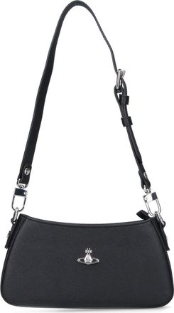 Vivienne Westwood Tasha Shoulder Bag In Black Fabric