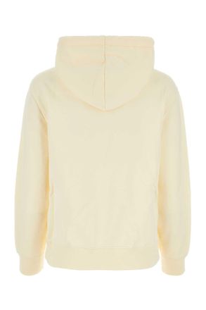 Lanvin Womens Cream Cotton Sweatshirt - Yellow - Size 2XS