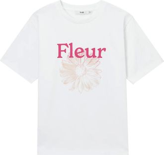 B+ab logo-print T-Shirt - women - Cotton - S - White