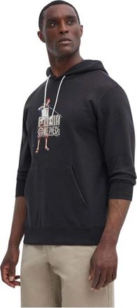 Puma One Piece Pullover - Heren - Sportshirts - Zwart - S - Katoen - Fitness