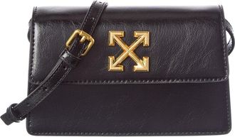 Off-white Convertible Leather Crossbody