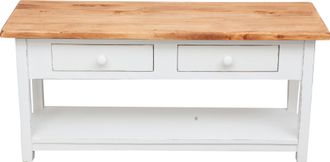 Biscottini International Mueble Porta Tv Estilo Country De Madera Maciza De Tilo Acabado Con Efecto Natural Made In Italy