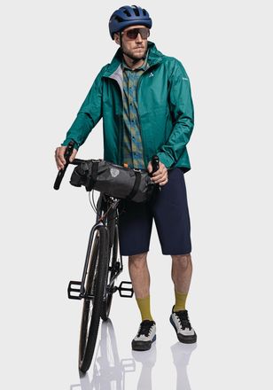 Sch&ouml;ffel Outdoorjacke SCH&Ouml;FFEL 2.5L Jacket Tarvis M, Herren, Gr. 48, gr&uuml;n (6895, gr&uuml;n), Oberstoff: 100% Polyester, regular fit, hoch geschlossener Ausschnitt, 