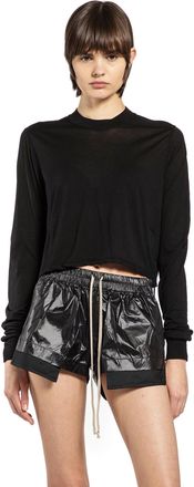 Rick Owens Temple Cropped Level Long Sleeve T-Shirt