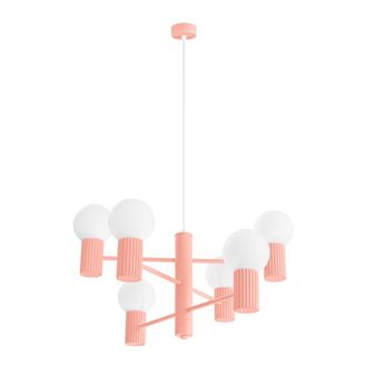 Sollux Lighting L&aacute;mpara de ara&ntilde;a aterciopelado aluminio alt. 230 cm