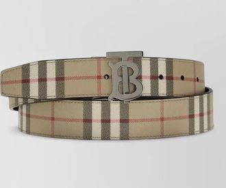 Burberry reversible check belt