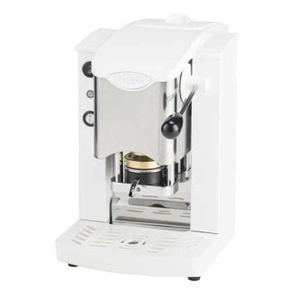 Faber Slot Inox - Macchina per Caff&egrave; con pressacialda in ottone - Telaio in Metallo Bianco e frontale in acciaio