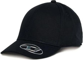 Diesel Baseball Cap - Heren - Petten - Zwart - L - Katoen - Accessoires