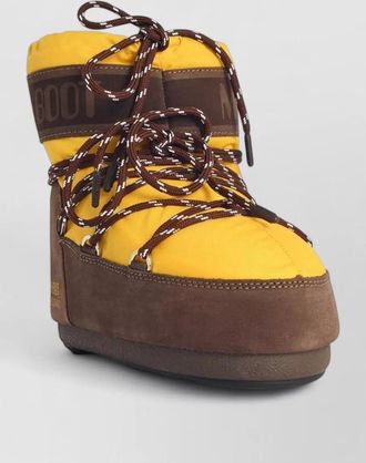 Moon Boot leather icon low ankle boots
