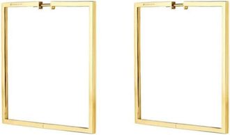 Cadar 18kt yellow gold Foundation square hoop earrings - women - 18kt Yellow Gold - One Size