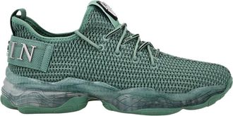 Philipp Plein Schoenen, unisex, Groen, 46 EU, Polyester, Runner Hyper $hock