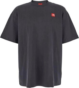 The North Face Logo-patch T-shirt - Heren - Outdoor shirts - Zwart - L - Katoen - Fitness