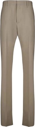 Givenchy Grijze Regular Fit Broek - Heren - Straight fit broeken - Grijs - L - Wol - Broeken