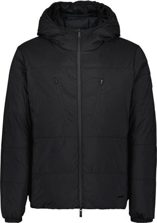 Moncler Black Hutte Down Jacket - Heren - Winterjassen - Zwart - L - Nylon - Jassen
