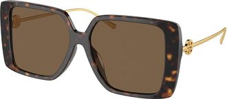 Tory Burch TY7205D Asian Fit 196473 Womens Sunglasses Tortoiseshell Size 56
