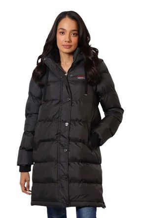 Canada Weather Gear Womens Long Heavyweight 2 in 1 Puffer Jacket and Vest in Black at Nordstrom, Size Medium