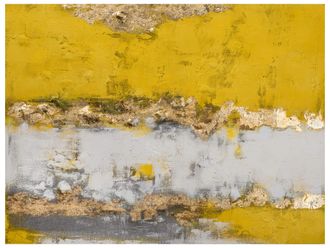 Schubiger M&ouml;bel Bild Farbkomposition in Gelb und Grau