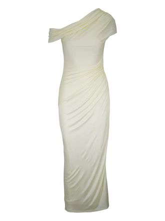 Galvan off-shoulder maxi dress - Neutrals