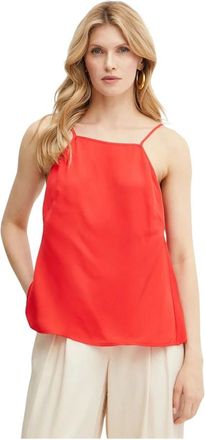 Twinset Dames, Tops, Rood, Maat: XS Satijn