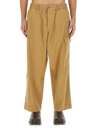 Ymc You Must Create Military Linen Blend Trousers - Beige