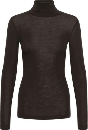 Inwear FangIW Rollneck - Dames - Truien - Bruin - Maat: 3XL Wol