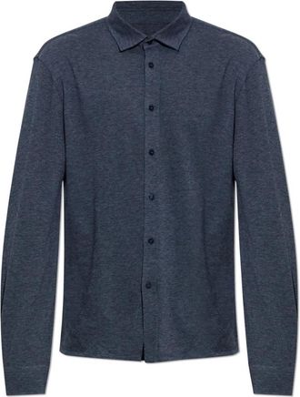 Etro Katoenen Shirt - Heren - Casual Overhemden - Blauw - L - Katoen - Overhemden