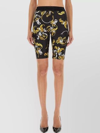 Versace Jeans Couture baroque outline cycling shorts