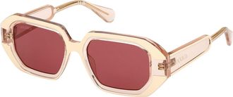 Max & Co. MO0097 25S Womens Sunglasses White Size 51