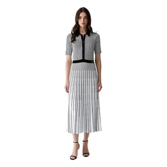 Karl Lagerfeld Dames, Jurken, Veelkleurig, Maat: L Viscose