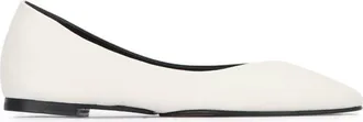Jacquemus Blackwhite Leather Ballet Flats