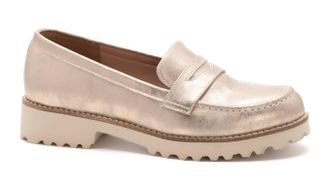 Corkys Footwear Womens Boost Loafer In Gold Metallic