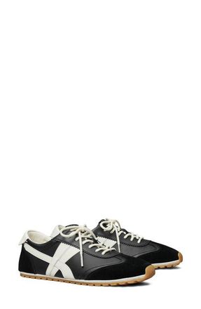 Tory Burch Hank Field Sneaker in Black /Blanc /Black at Nordstrom, Size 8.5