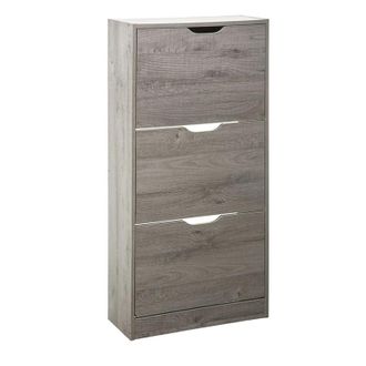 5five Simply Smart Zapatero De Madera 115x60x24cm Color Gris