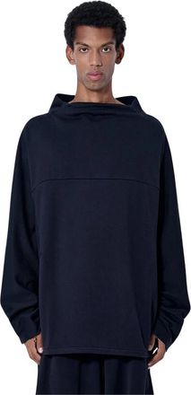 Kiko Kostadinov Veleka Pullover - Heren - Sweatshirts - Zwart - L - Katoen - Hoodies & sweatvesten