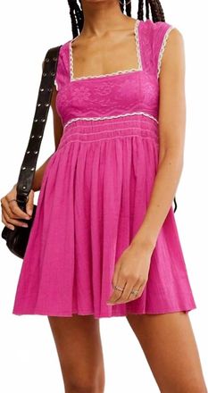 Free People Heartland Mini Dress In Island Flower