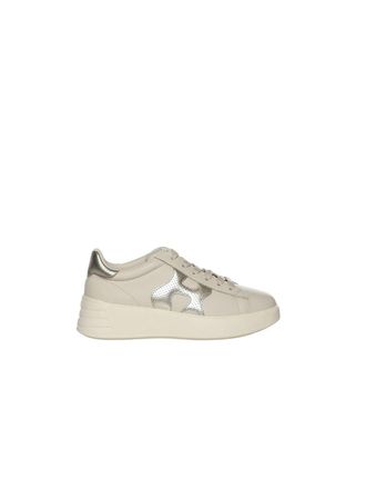 Hogan Perforated Cream Sneakers With Cushioned Sole