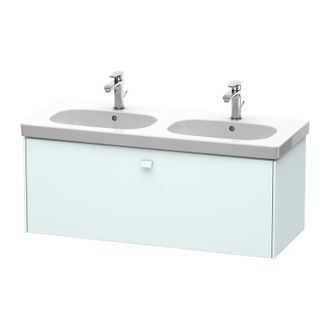 Duravit Duravit Brioso Neceser De Pared 117,0 X 46,9 Cm, 1 Caj&oacute;n, Para Lavabo D-c&oacute;digo 034812, Color (frente/cuerpo): Azul Claro Decoraci&oacute;n Mate, Mango Azul C