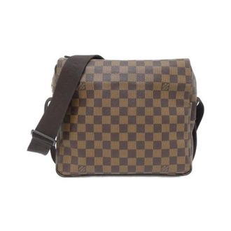 Louis Vuitton Pre-owned Cross Body Bags, male, Brown, Size: ONE SIZE Pre-owned Naviglio Damier Shoulder Bag