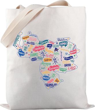 Generic Venezuelan Map Tote Bag Venezuela Tote Bag Venezuela Trip Souvenir Gift (Venezuelan Map TOTE)