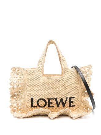 Loewe Borsa tote Font piccola - Toni neutri