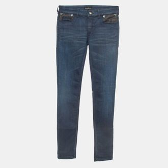 Emporio Armani Dark Blue Pocket Detailed Dakota Jeans M Waist