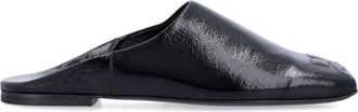 Courr&egrave;ges Heritage Shadow Mules - Dames - Slip ons - Zwart - 37 EU - Katoen - Schoenen