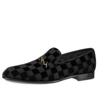 Louis Vuitton Auteuil Velvet Shoes Black 1A4OO3