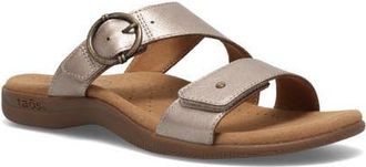 Taos Westside Slide Sandal in Champagne at Nordstrom, Size 10