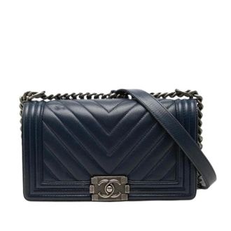 Chanel Pre-owned The Boy Flap Shoulder Bag - - Pre-owned - Donna - Blu - ONE SIZE