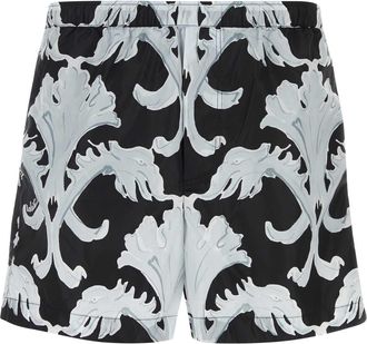 Valentino Garavani Printed Nylon Swimming Shorts